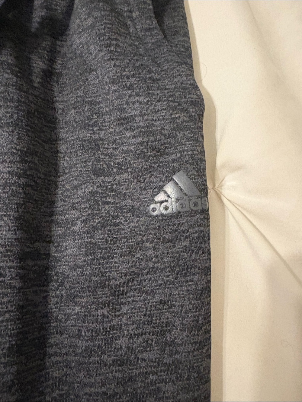 Tween/Teen Dark Gray Athletic Jogger Sweatpants, Adidas, climawarm - Picture 3 of 4